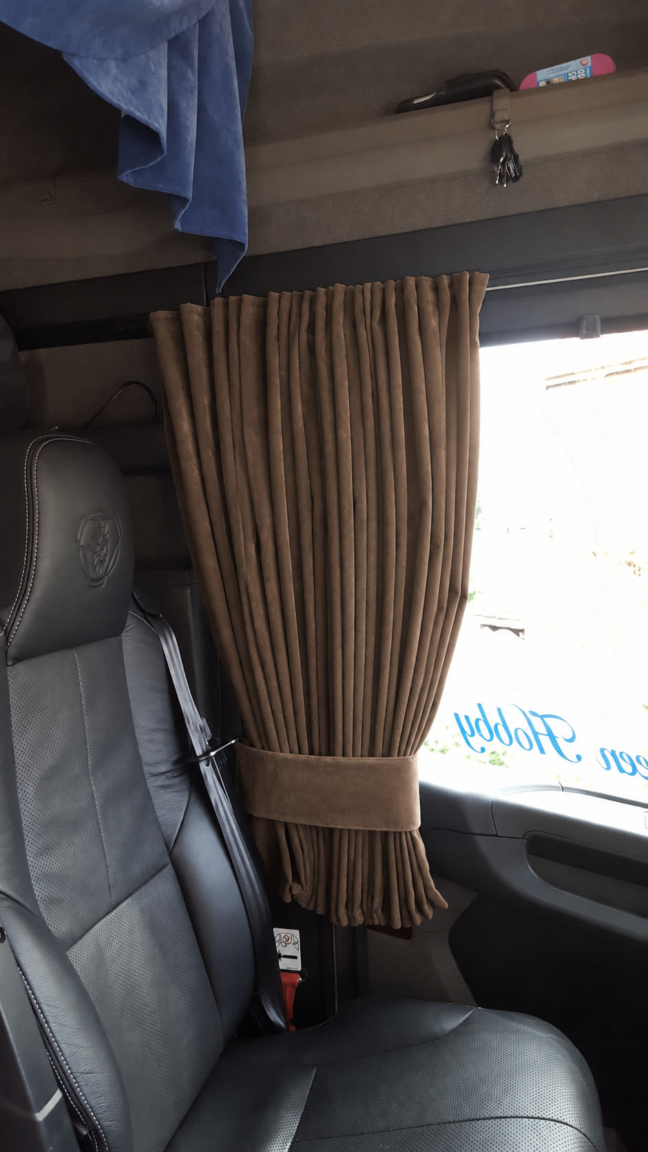 BoutiqueduRoutier™ | Rideau de camion marron