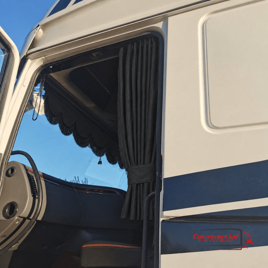 BoutiqueduRoutier™ | Jeu de rideaux de camion noir