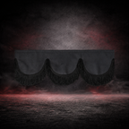 BoutiqueduRoutier™ | Truck Front Window Curtain Suede Look Black