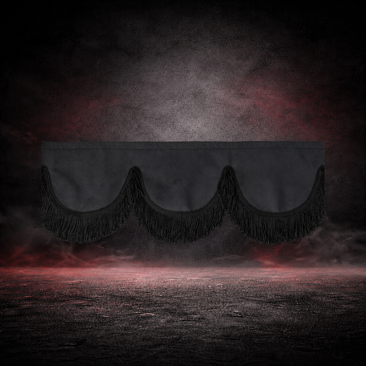 BoutiqueduRoutier™ | Rideau de pare-brise pour camion aspect daim noir