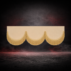 BoutiqueduRoutier™ | Truck Front Window Curtain Suede Look Beige