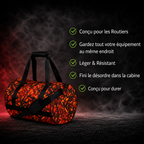 BoutiqueduRoutier™ | Reiseveske Dansk plysj rød