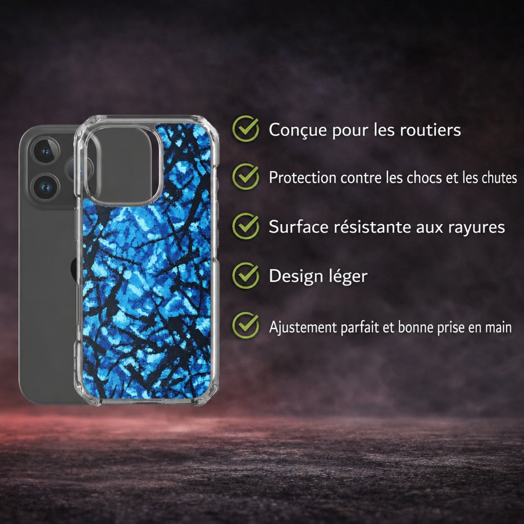 BoutiqueduRoutier™ | iPhone-deksel Dansk plysj blå