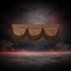 BoutiqueduRoutier™ | Truck Front Window Curtain Suede Look Brown