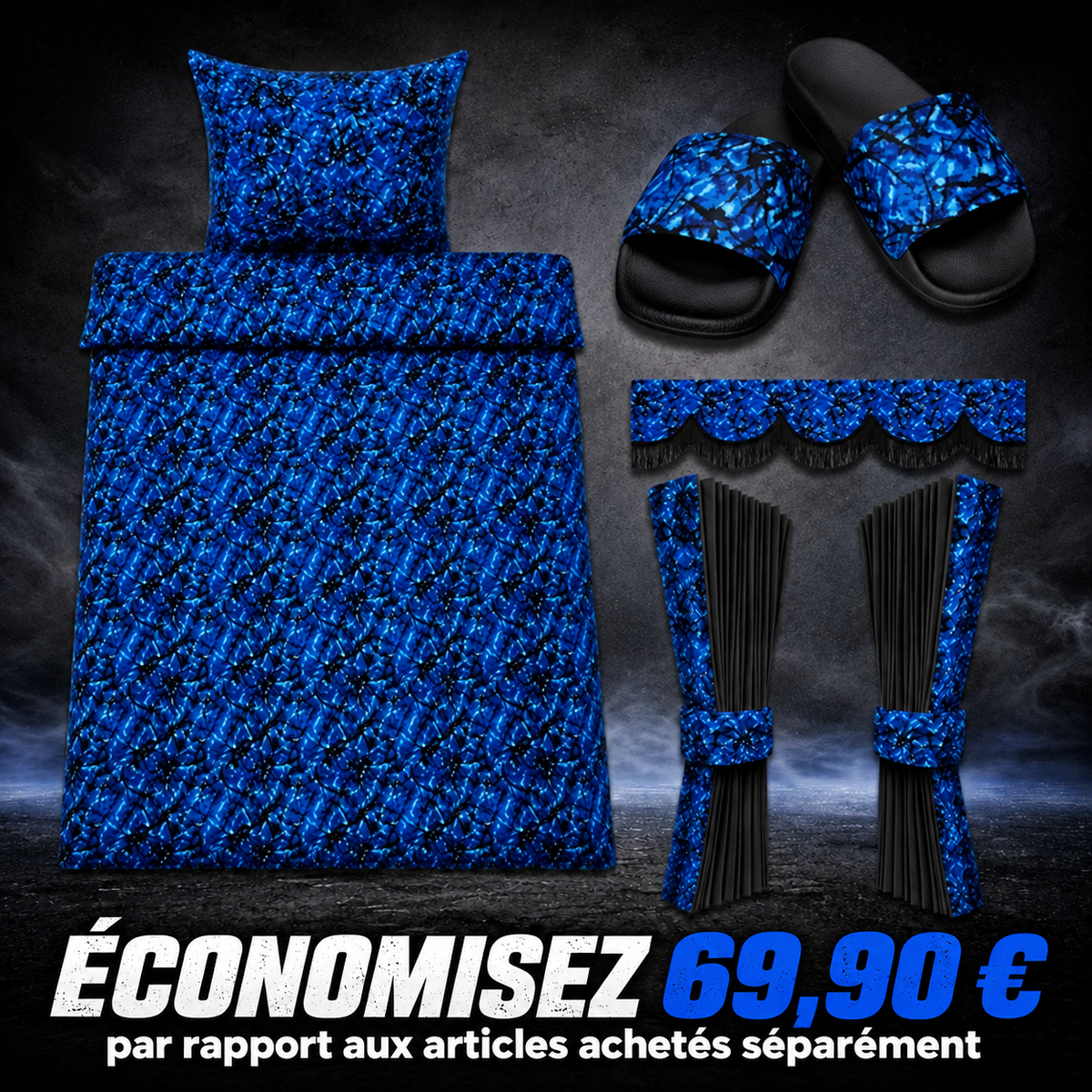BoutiqueduRoutier™ | Complete Cab Bundle Danish Plush Blue