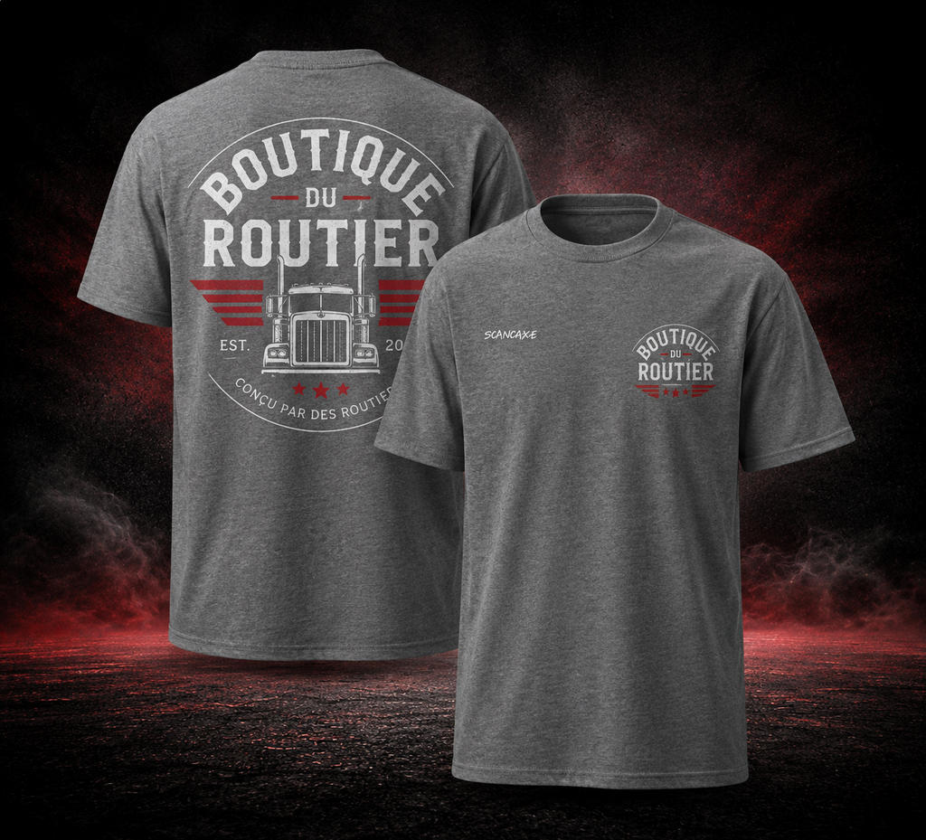 BoutiqueduRoutier™ | T-shirt Dévoreur de kilomètres