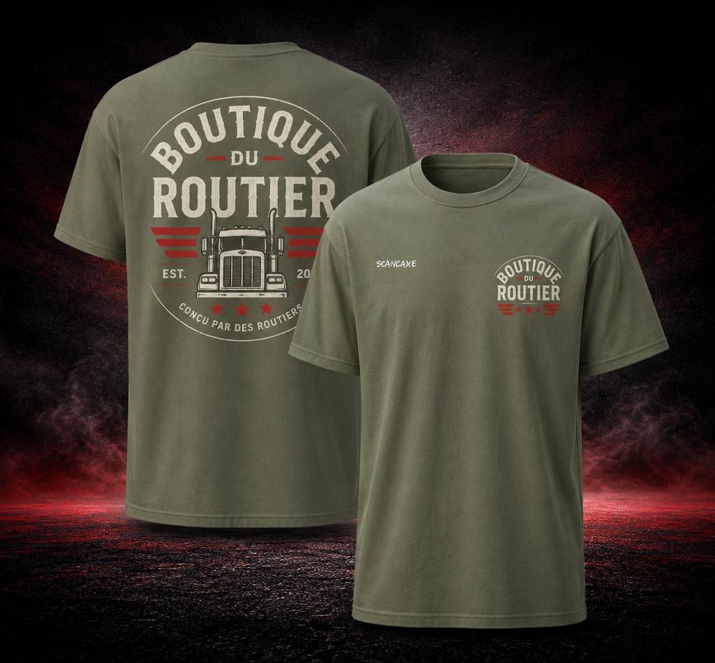 BoutiqueduRoutier™ | T-shirt Dévoreur de kilomètres