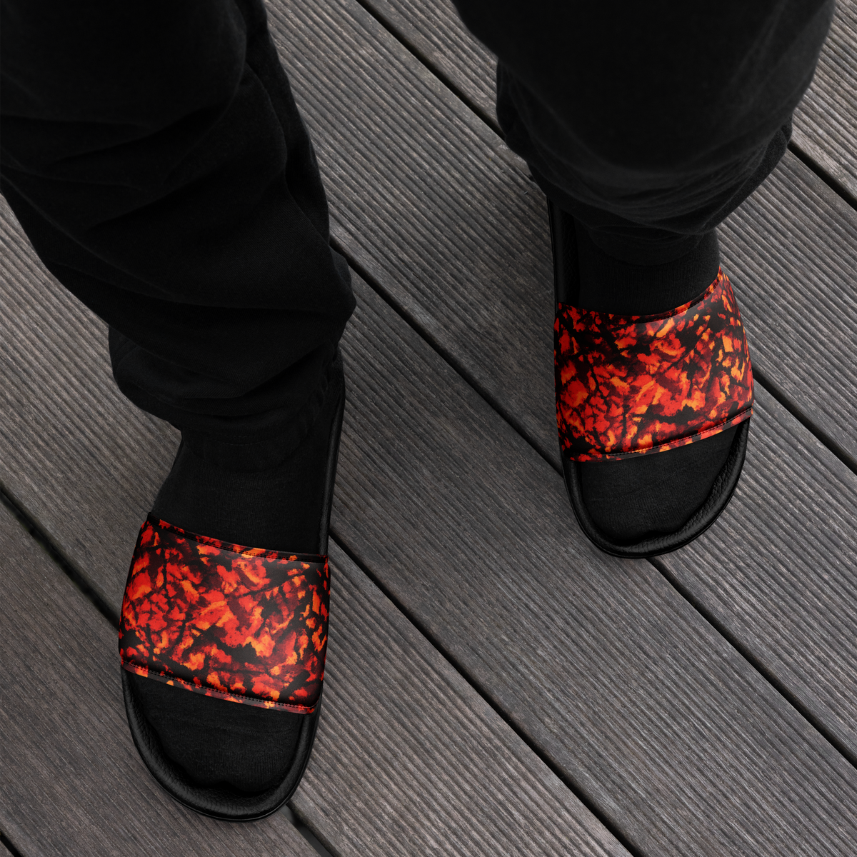 BoutiqueduRoutier™ | Tøfler Dansk plysj rød