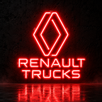 Renault Trucks logo LED sign in red