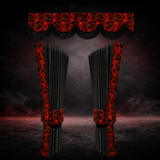 BoutiqueduRoutier™ | Jeu de rideaux de camion en peluche danoise rouge