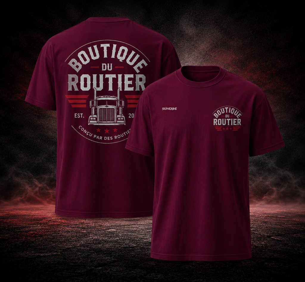 BoutiqueduRoutier™ | T-shirt Dévoreur de kilomètres